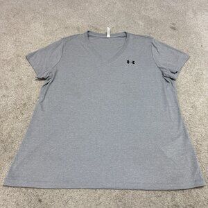 Under Armour T-Shirt Women’s Gray Short Sleeve Size XL
